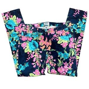 Ultra Skinny Multicolor Floral Jeans